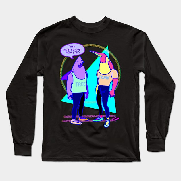 We Are Both Tree Long Sleeve T-Shirt by rapidpunches